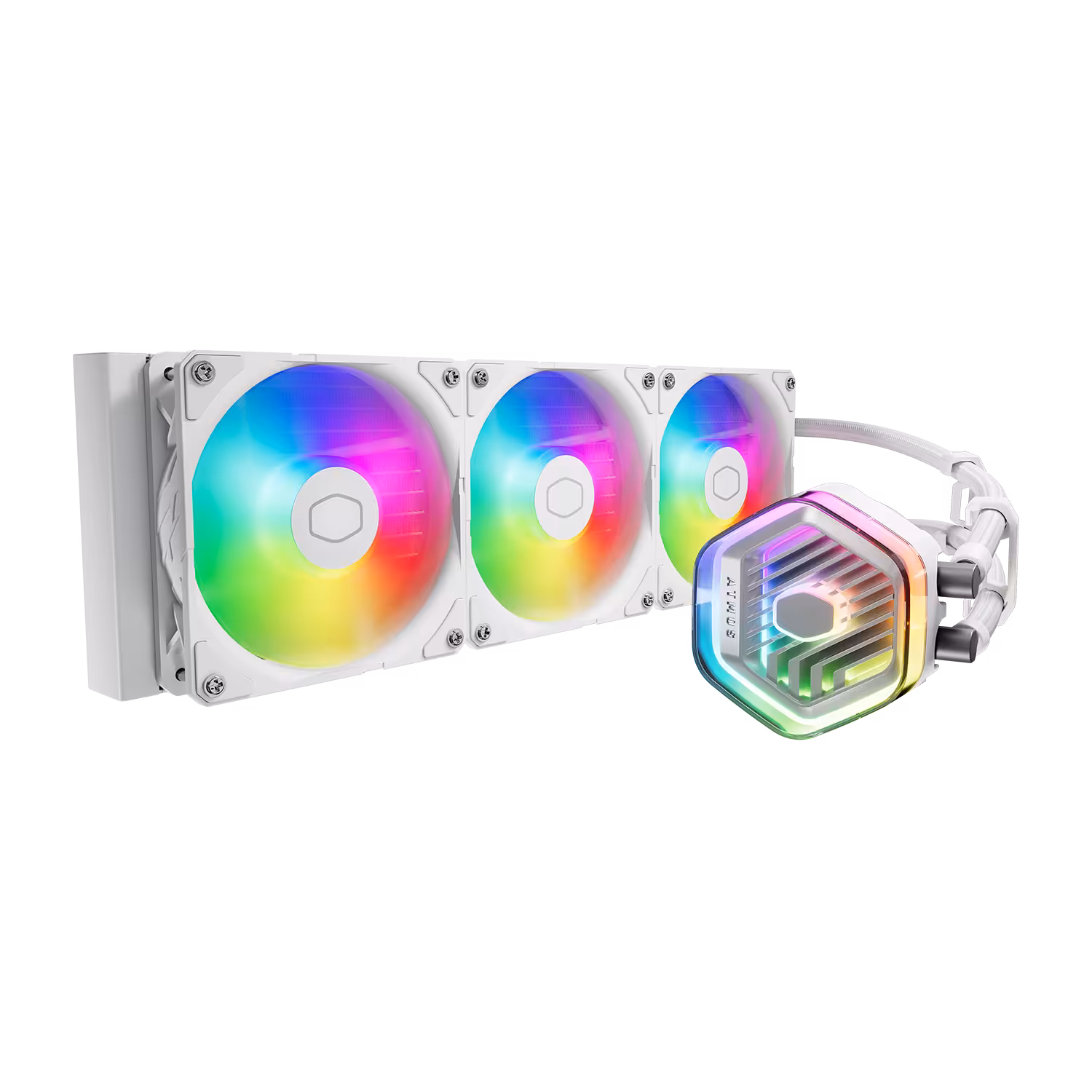 خنک کننده پردازنده Coolermaster MasterLiquid 360 Atmos White | آرکا 90