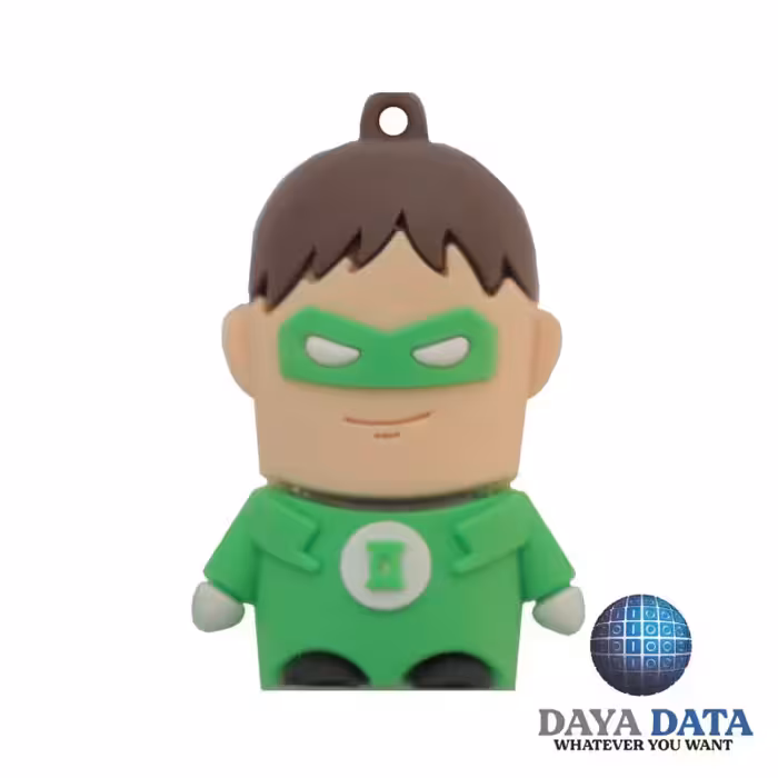 فلش مموری فانتزی دایا دیتا فانوس سبز کوچک مدلPC1046-9 ظرفیت32GB-USB3 رنگ سبز