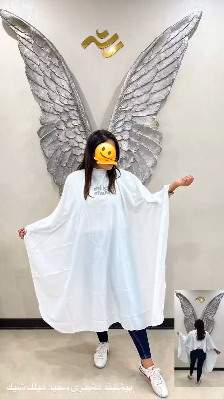 پیشبند مشتری سفید میلک شیک