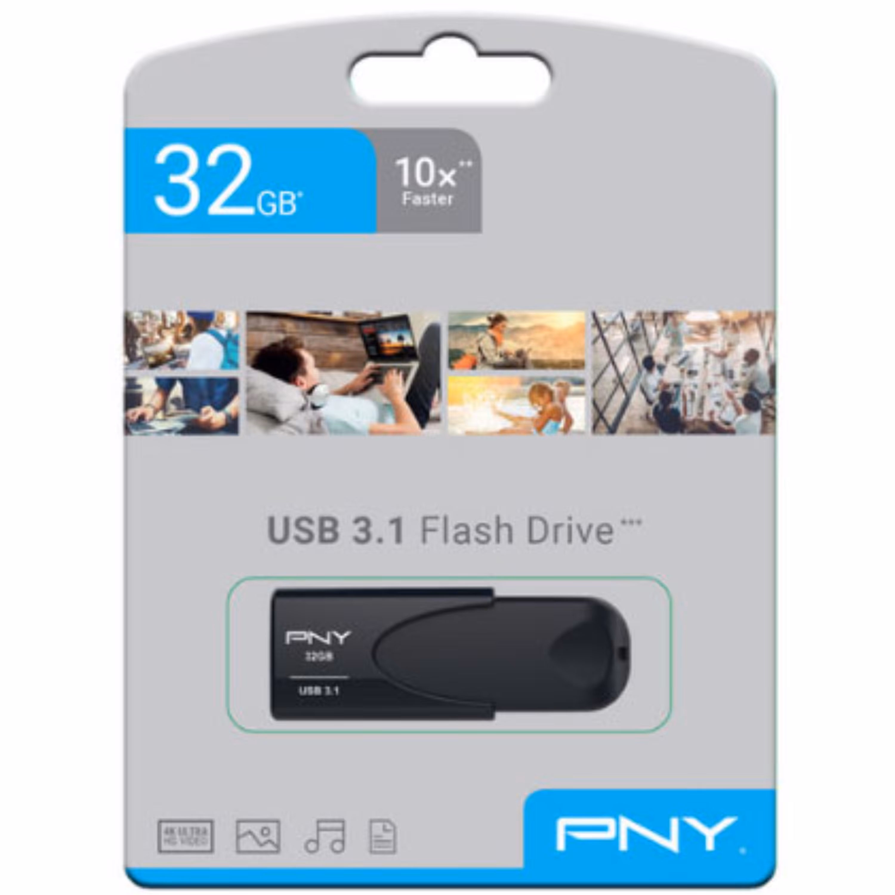 فلش پی ان وای مدل Turbo Attache 4