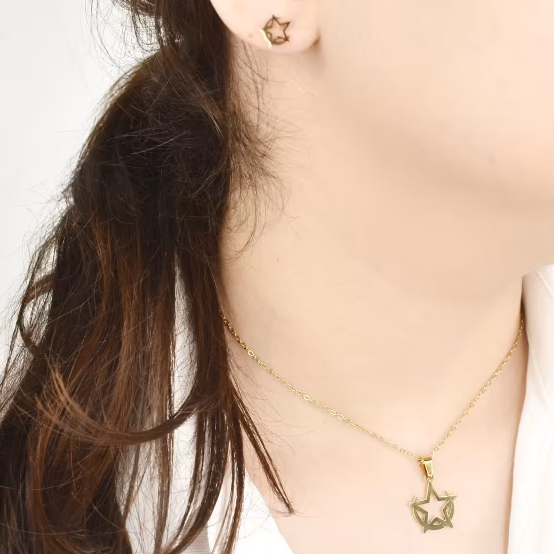 نیمست ماه و ستاره برند استیل کد 7936