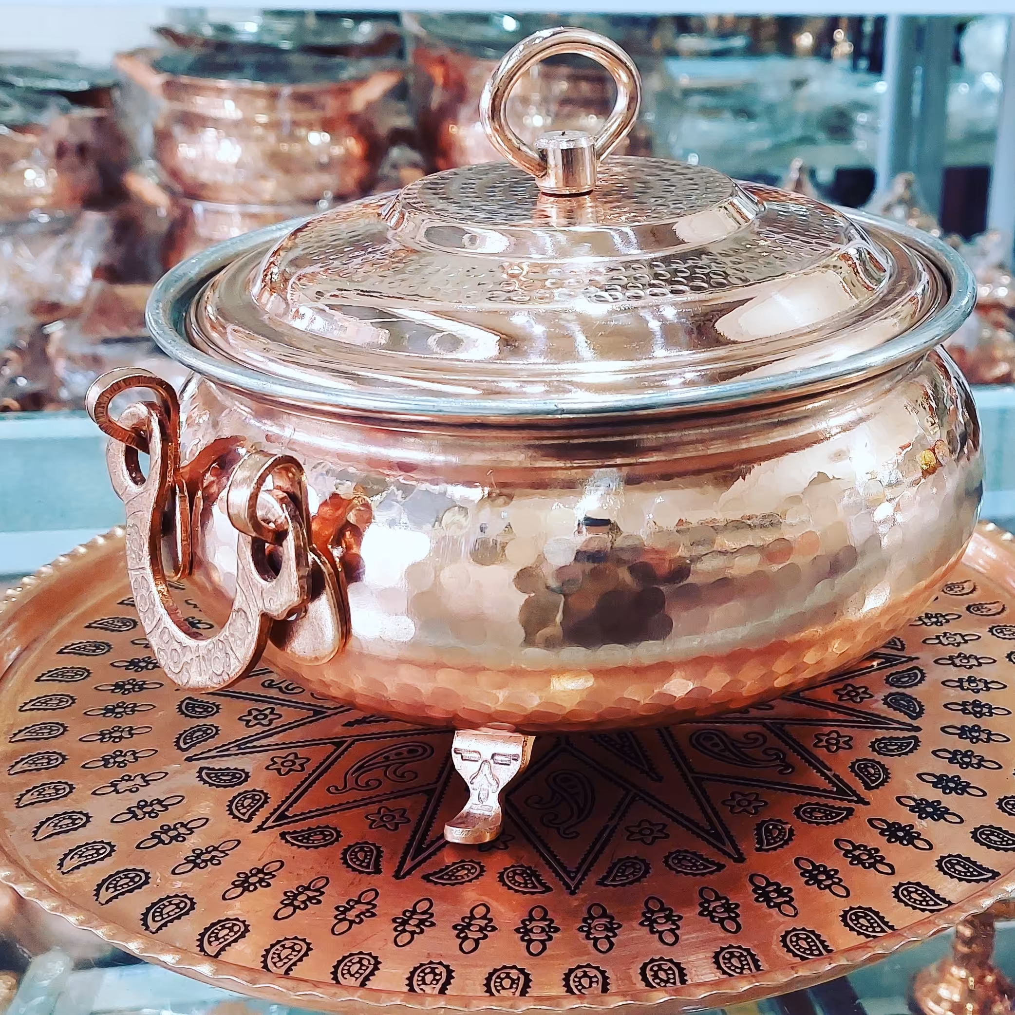 سوپ خوری مسی  متوسط رنگ ثابت