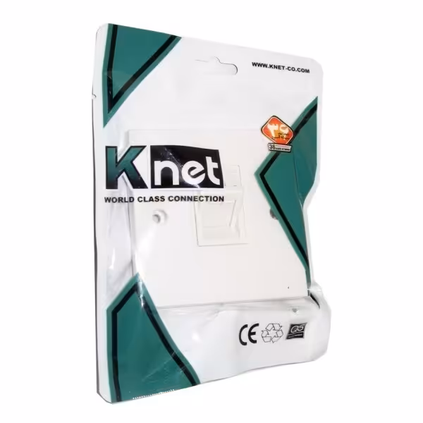 Face Plate 1Port 45 86 on 86mm مدل K-N1126