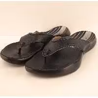 صندل لا انگشتی مردانه چرم طبیعی نیک مدل آویده سرمه ای