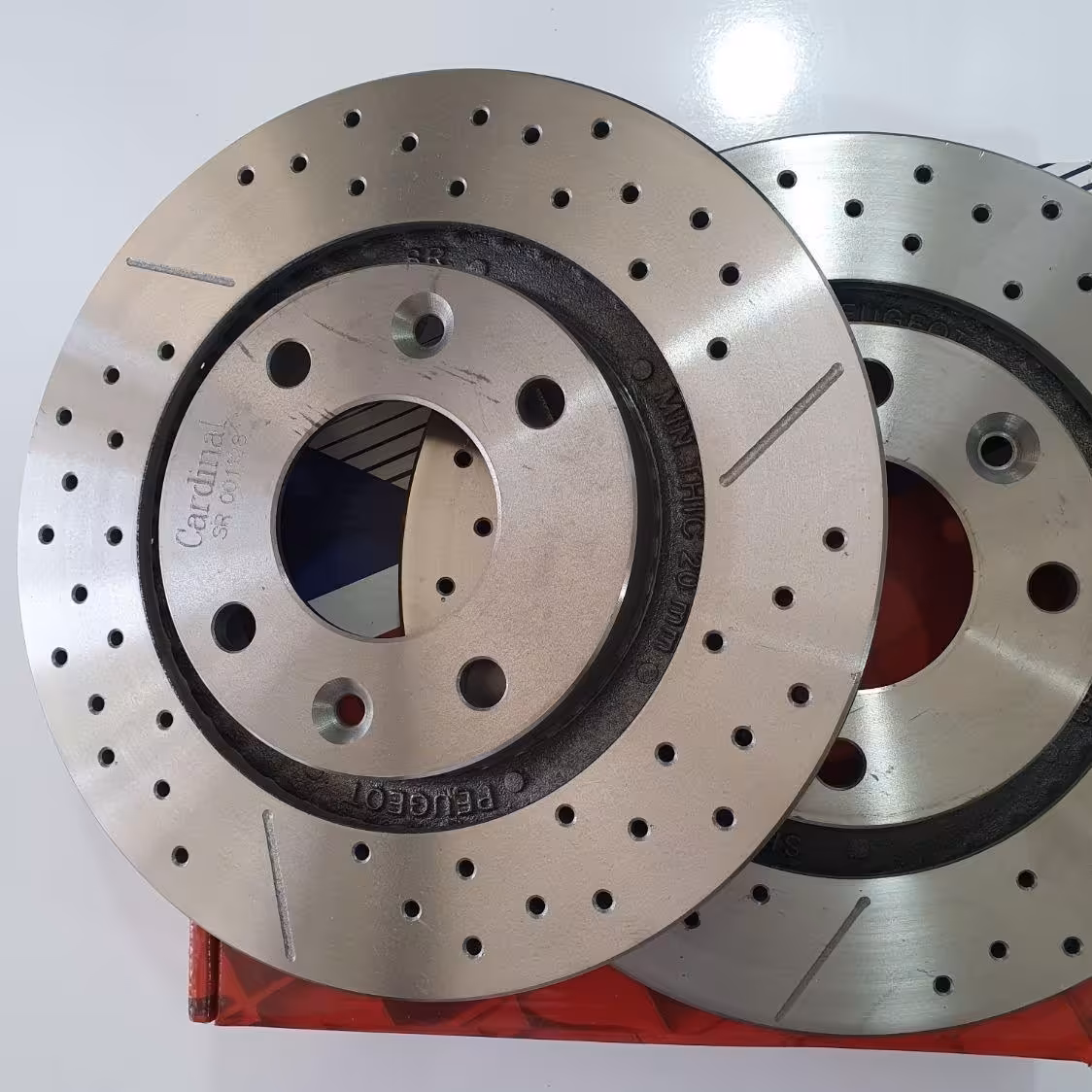 ست دیسک چرخ جلو و عقب  رانا سوراخدار توربو کاردینال (جفتی)