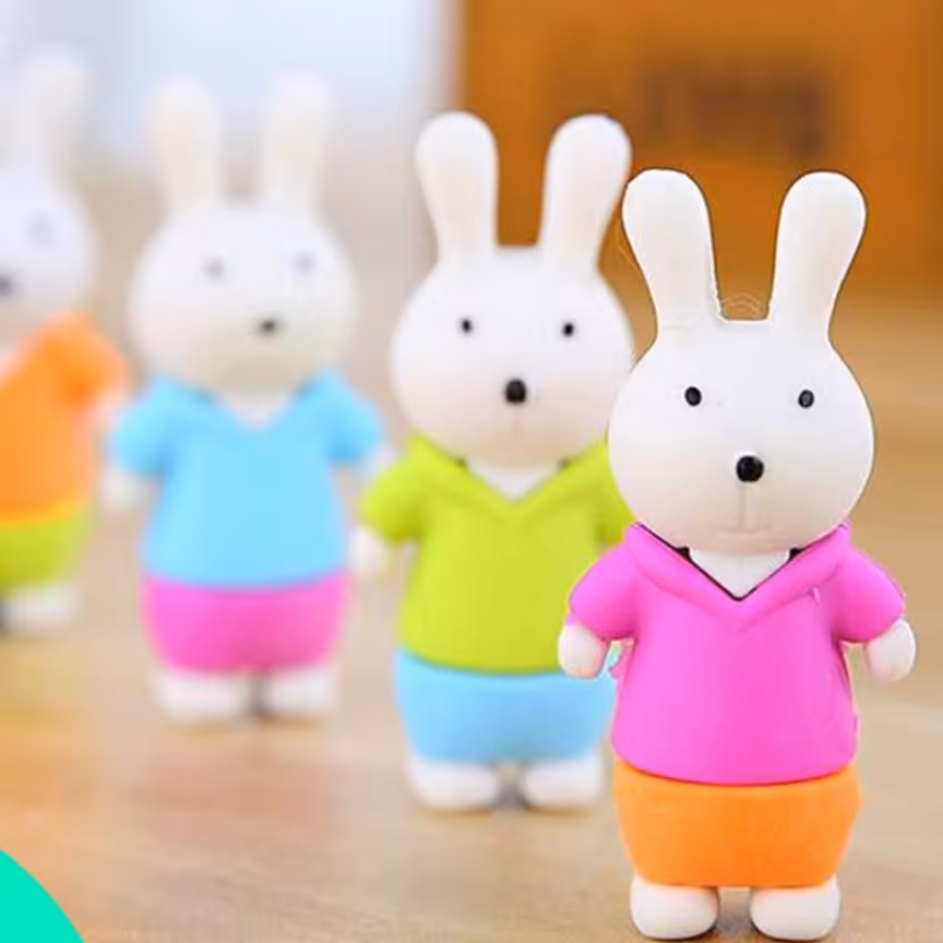 پاک کن فانتزی طرح خرگوش سر مدادی هم میتونید استفاده کنید ازش  انقدر کیوت و ناز ه که فقط میخوای نگاش کنی 