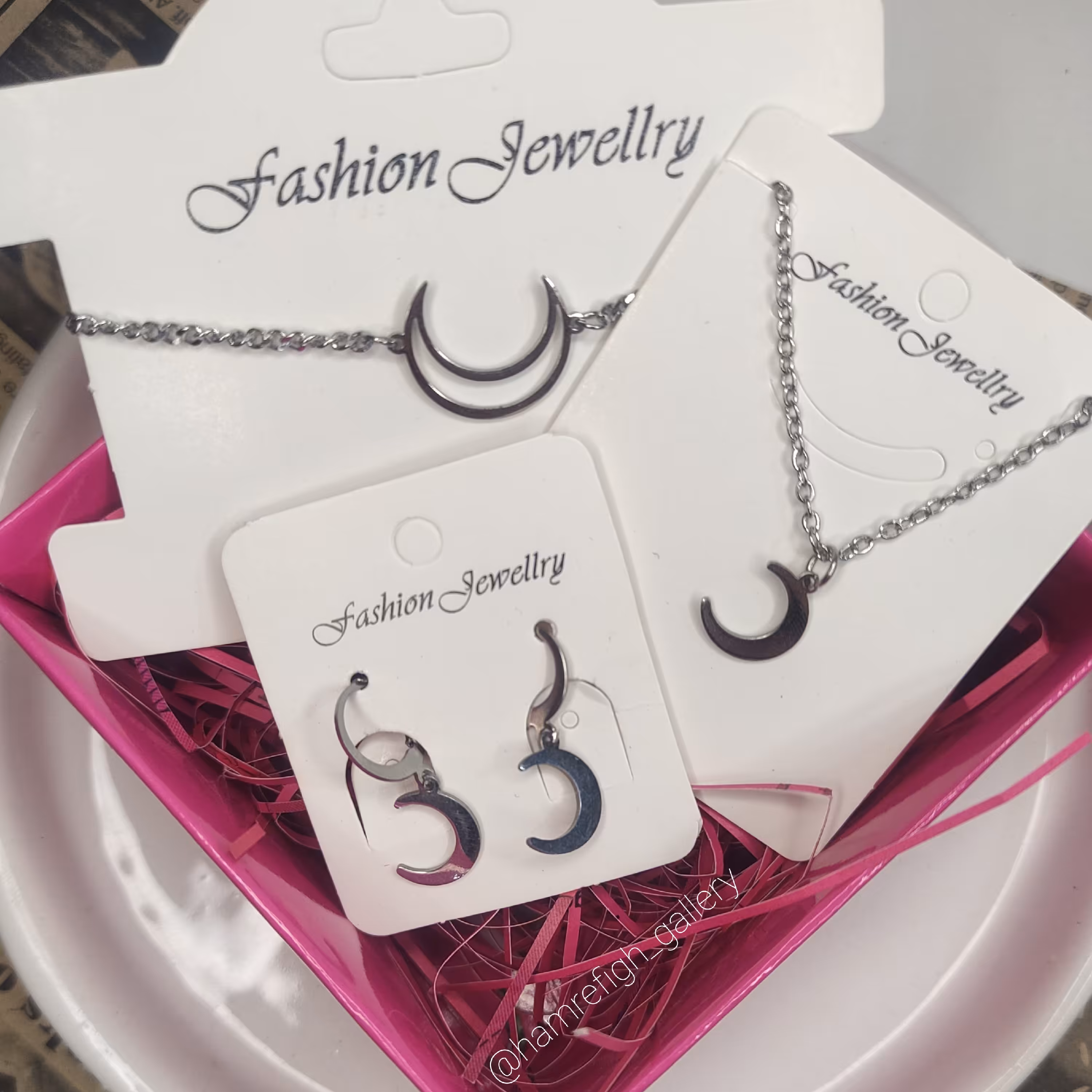 ست ماه(گردنبند دستبند گوشواره)