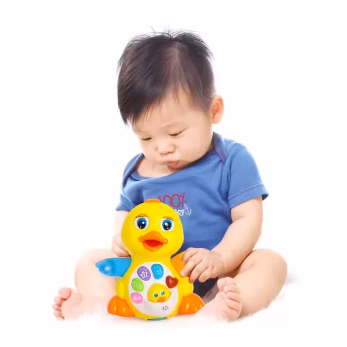 اسباب بازی آموزشی جوجه اردک موزیکال برند Hola Toys کد 808 اورجینال