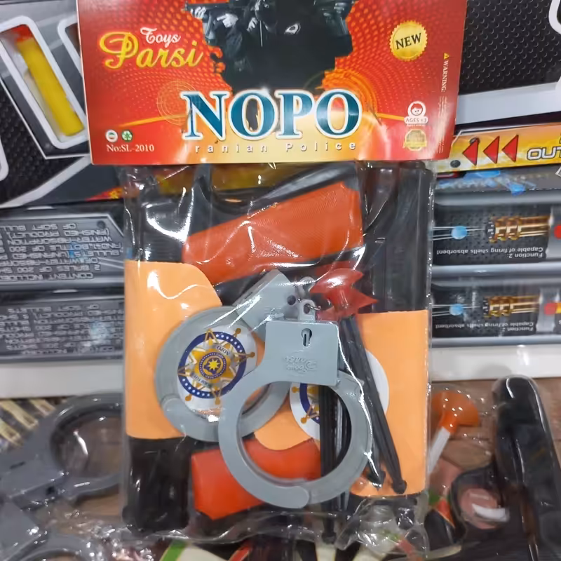 2 تفنگ اسباب بازی پلیس نوپو