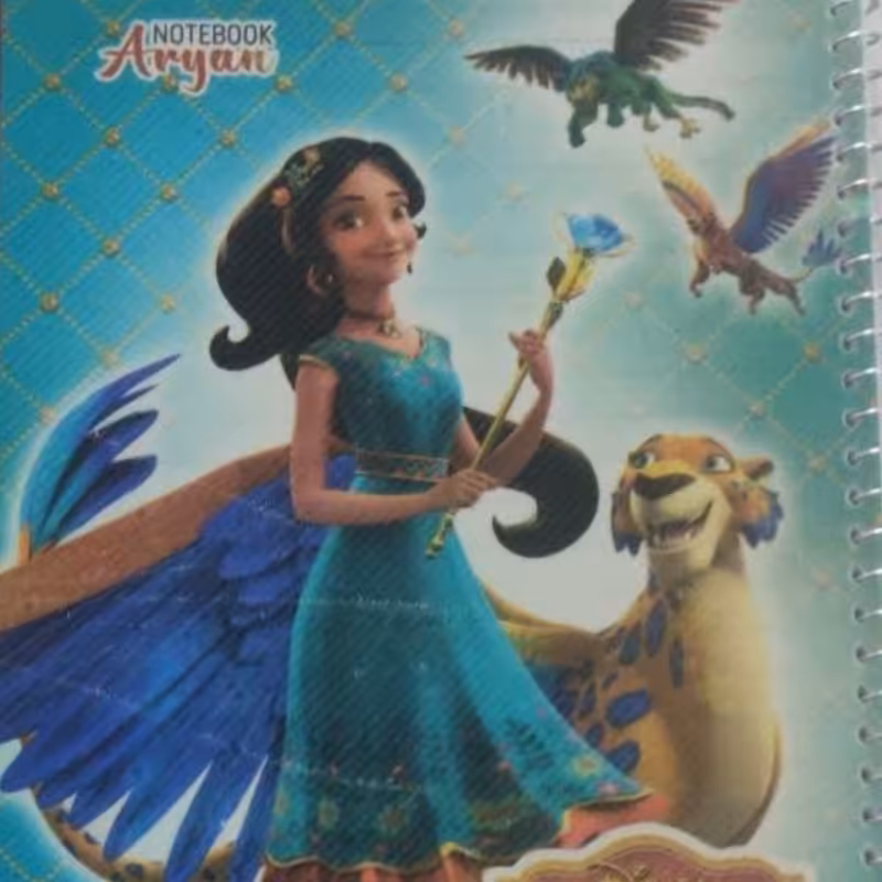 دفتر مشق طرح کارتونی سیمی 60 برگ 