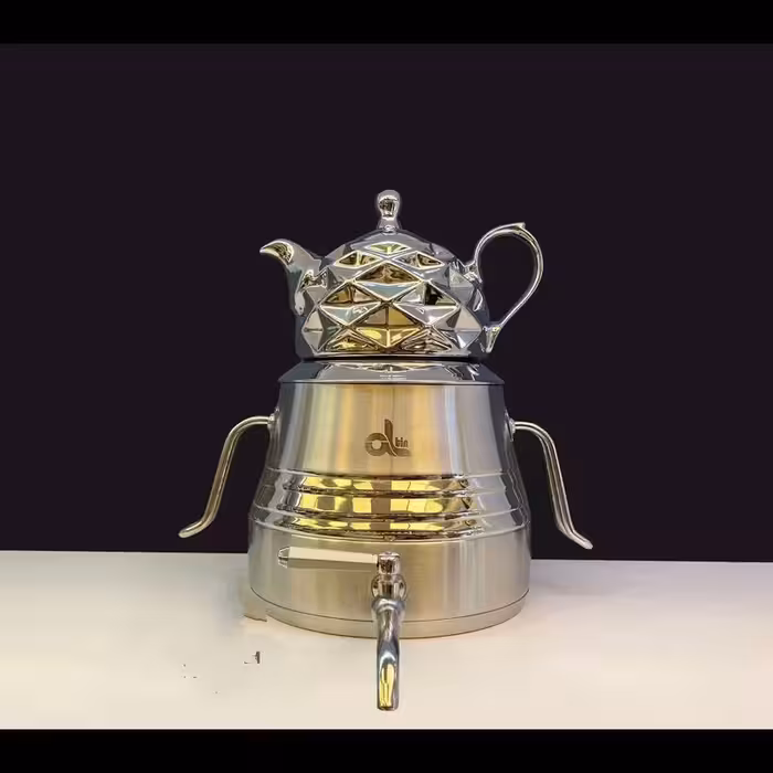 کتری قوری برند آلتین استیل کف چدن با3سال ضمانت تعویض 6لیتر کد923