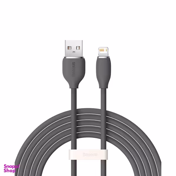 کابل تبدیل USB به لایتنینگ باسئوس مدل Jelly Liquid Silica Gel CAGD000101 طول 2 متر
