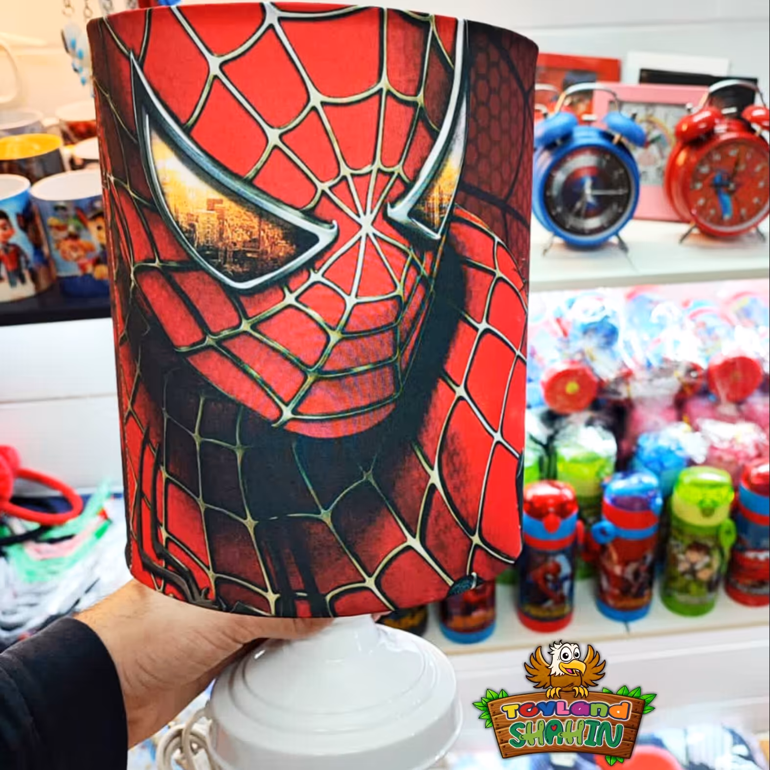 آباژور، آباژور مردعنکبوتی، آباژور بچگانه، چرغ خواب بچگانه، چراغ خواب کودک