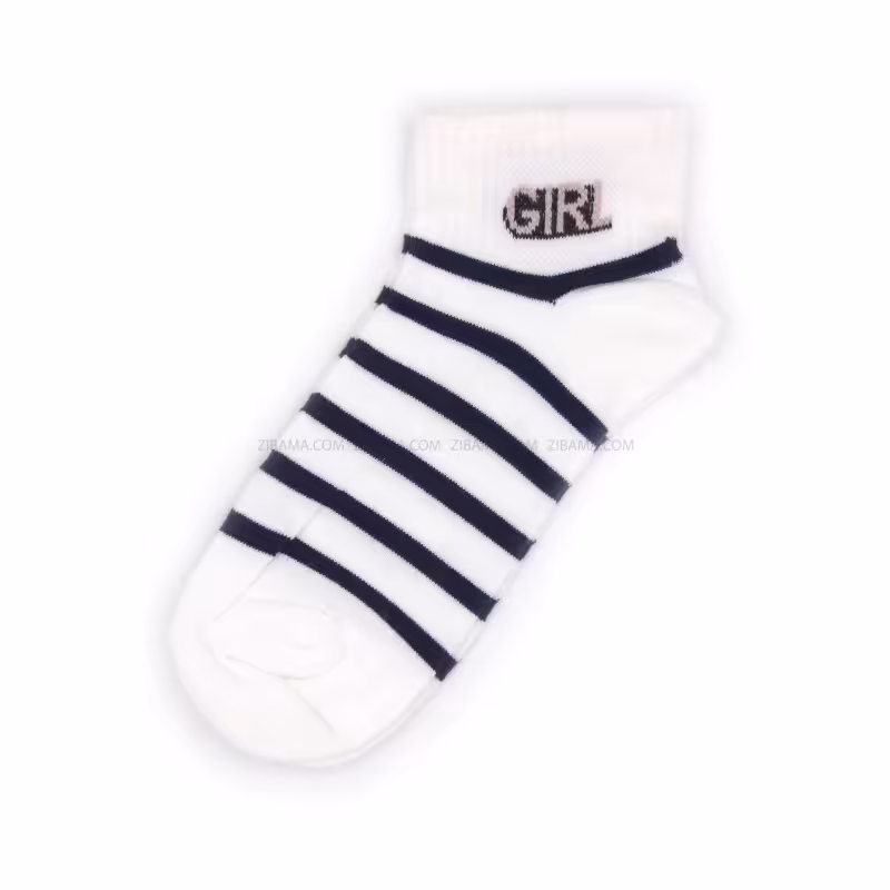 جوراب نیم ساق طرح راه راه