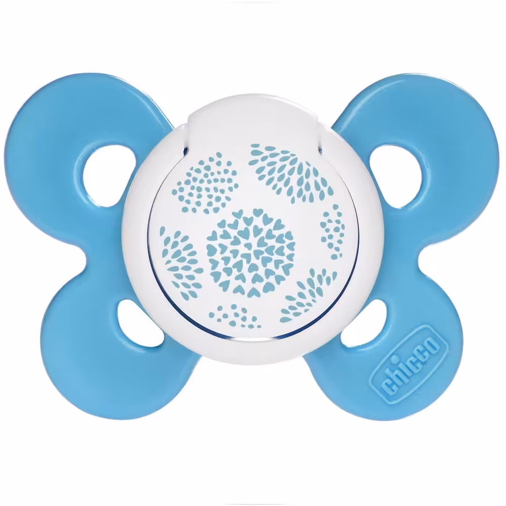 پستانک پروانه ای سیلیکونی 6-16 ماه ارتودنسی چیکو Chicco