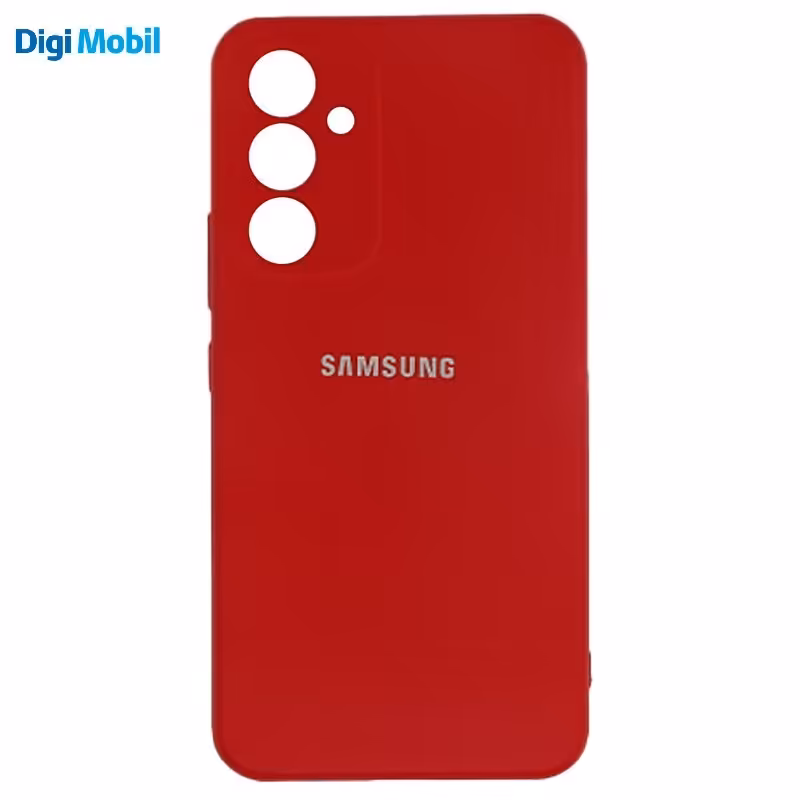 قاب گوشی سامسونگ A54 سیلیکونی محافظ لنز دار رنگ قرمز