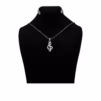 نیم ست استیل طرح نت موسیقی