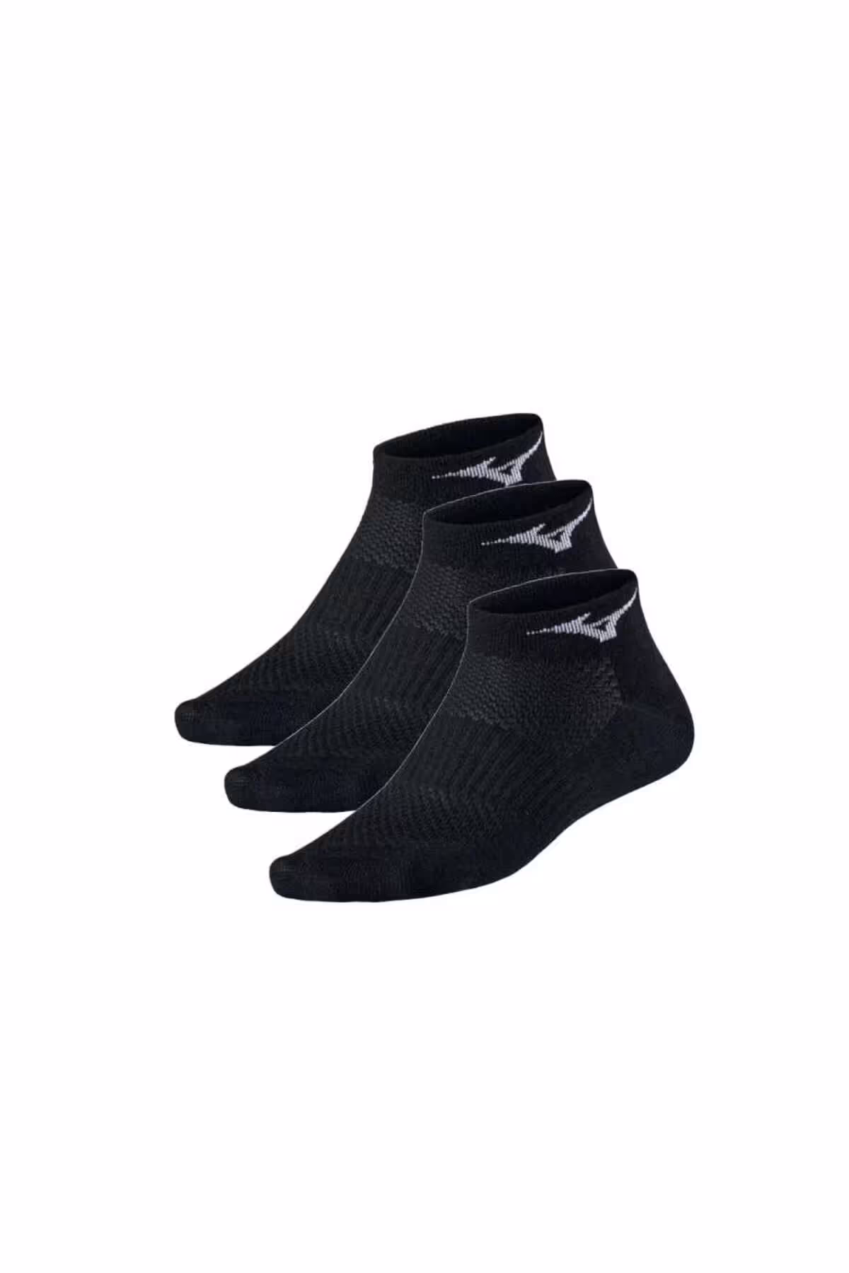 جوراب ورزشی مشکی مردانه و زنانه سیاه آموزش یونیسکس در اواسط 3p Mizuno