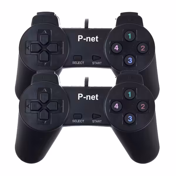 دسته بازی کامپیوتر پی-نت مدل X4 کد P98 بسته 2 عددی