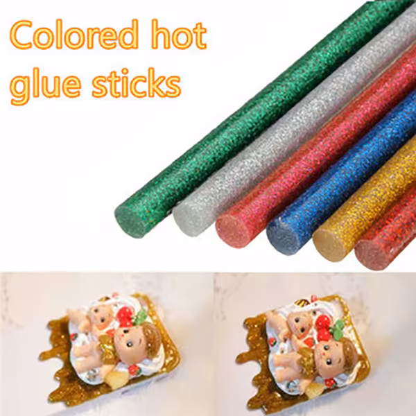 چسب حرارتی اکلیلی تزئینی بسته 9 عددی