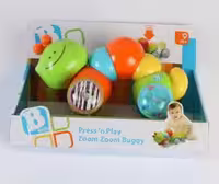 اسباب بازی کرم ابریشم فشاری blue box