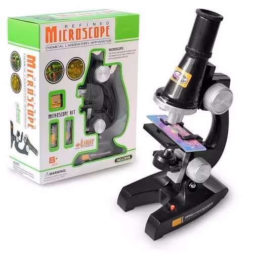 میکروسکوپ دانش آموزی بزرگنمایی 100x 200x 450c