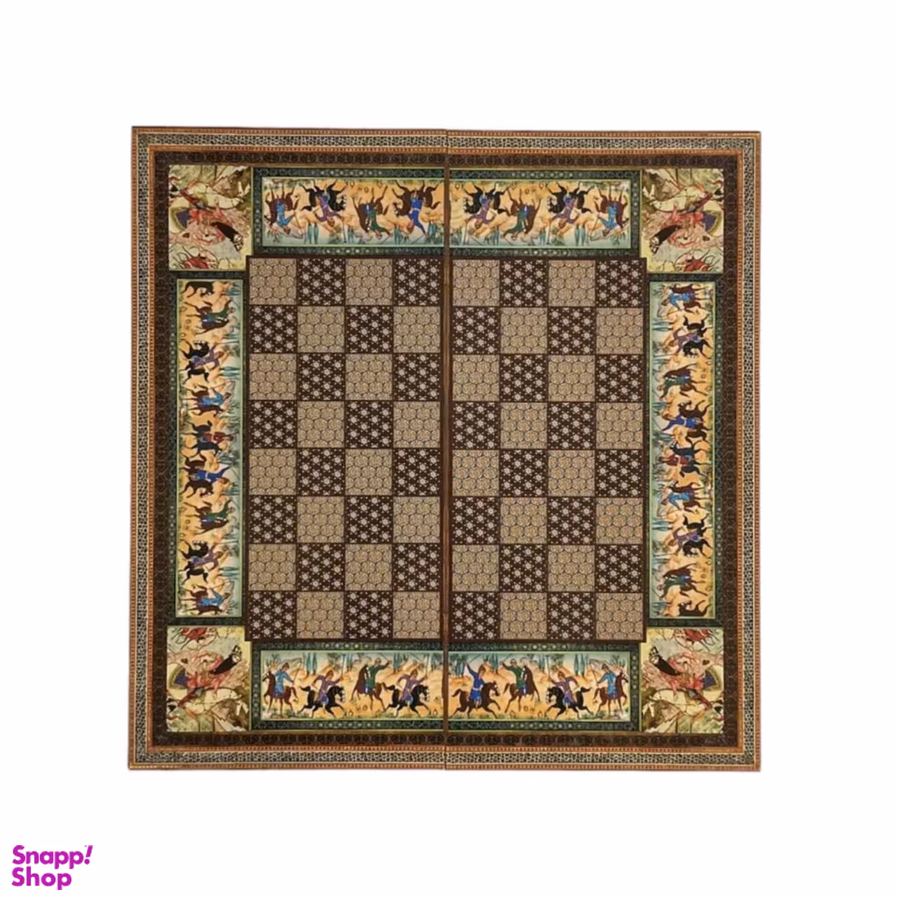 صفحه شطرنج ام دی اف طرح چوگان