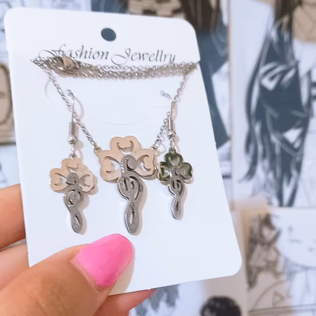 نیم ست اکلیلی نیم ست شاینی نقره ایی نیم ست خاص و شیک