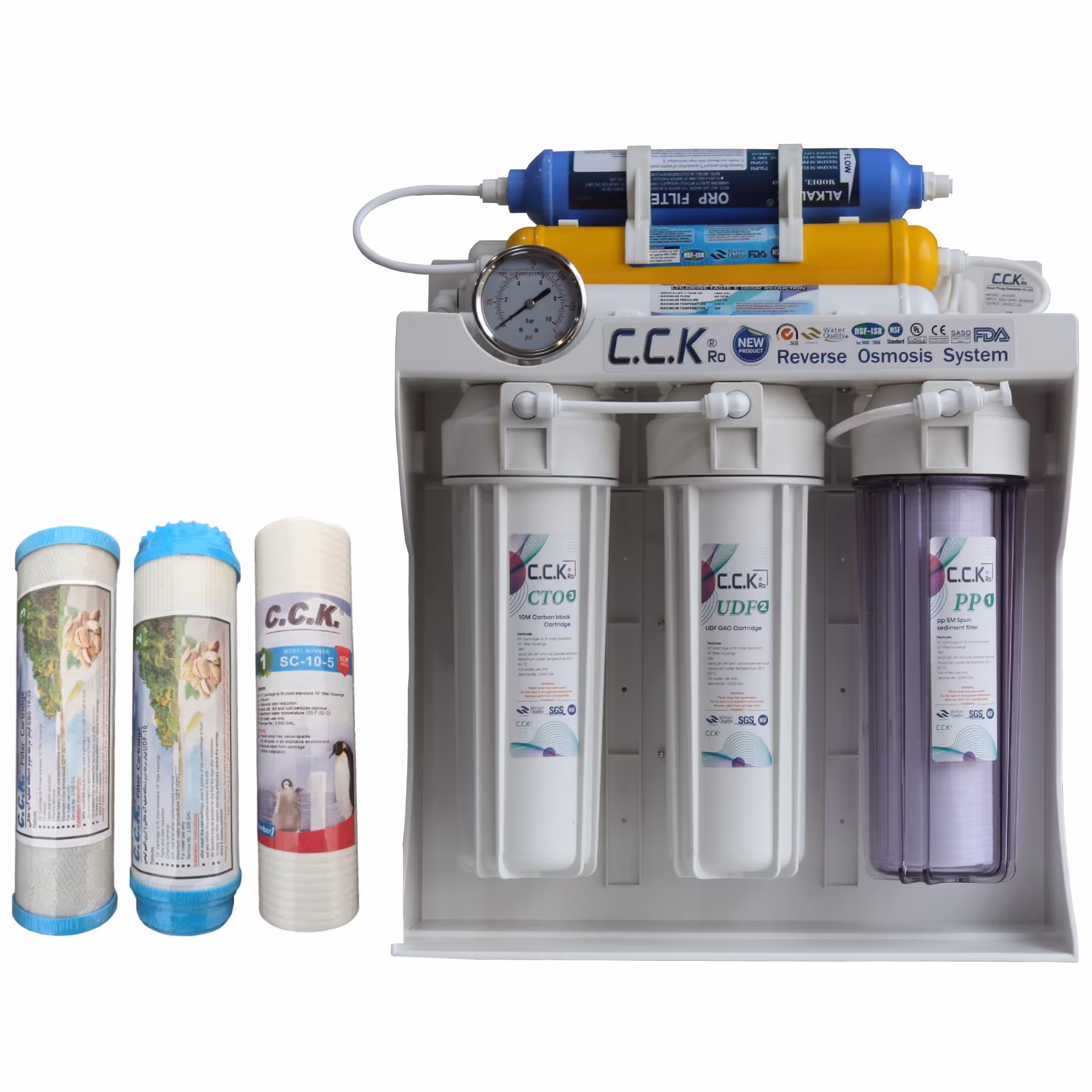 دستگاه تصفیه کننده آب سی سی کا مدل Korea-edition3700 به همراه فیلتر تصفیه آب کد 