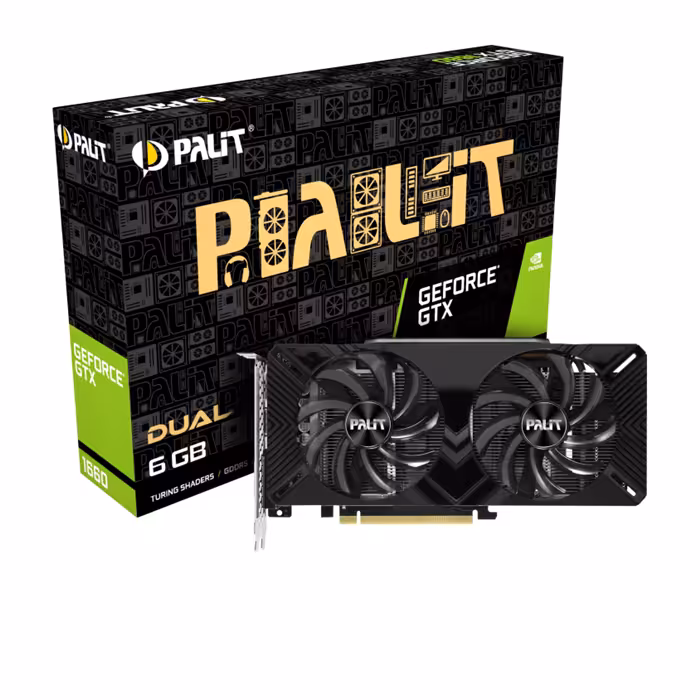 کارت گرافیک پلیت GeForce GTX 1660 Dual 6G