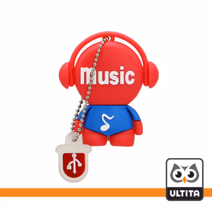 فلش موزیک من آبی قرمز 8 گیگ اولتیتا با گارانتی 