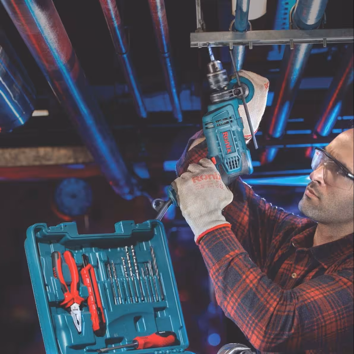 دریل 10  رونیکس 810 وات 2121