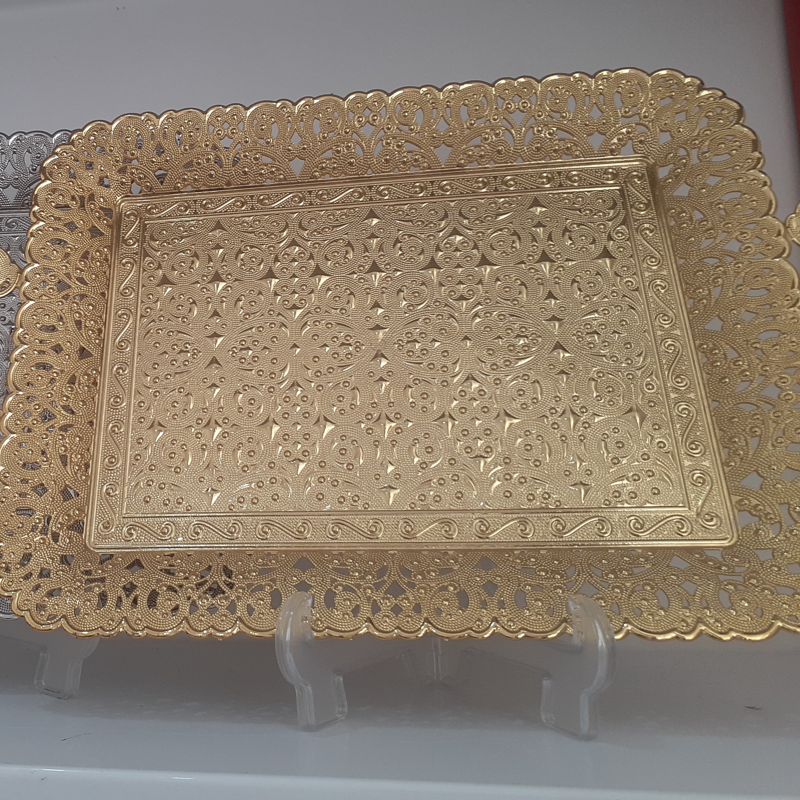 سینی پذیرایی6 نفره طرح ستاره (زارا)فروش تعدادی
