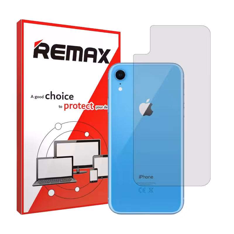 گلس پشت گوشی اپل iPhone XR مدل هیدروژلی شفاف برند ریمکس کد S