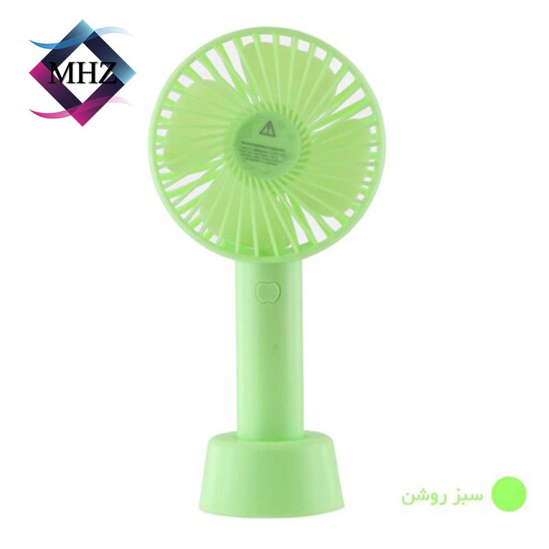 پنکه دستی 3 دور شارژی (سبز)