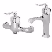 سری شیرآلات اندیکا مدل روبیکا مجموعه 2 عددی رنگ کروم براق