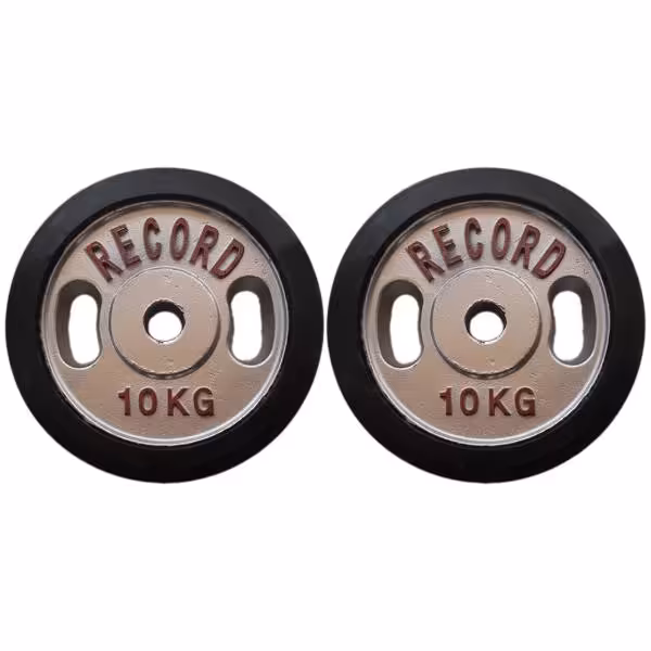 وزنه هالتر خانگی 10 کیلوگرمی رکورد بسته دو عددی
