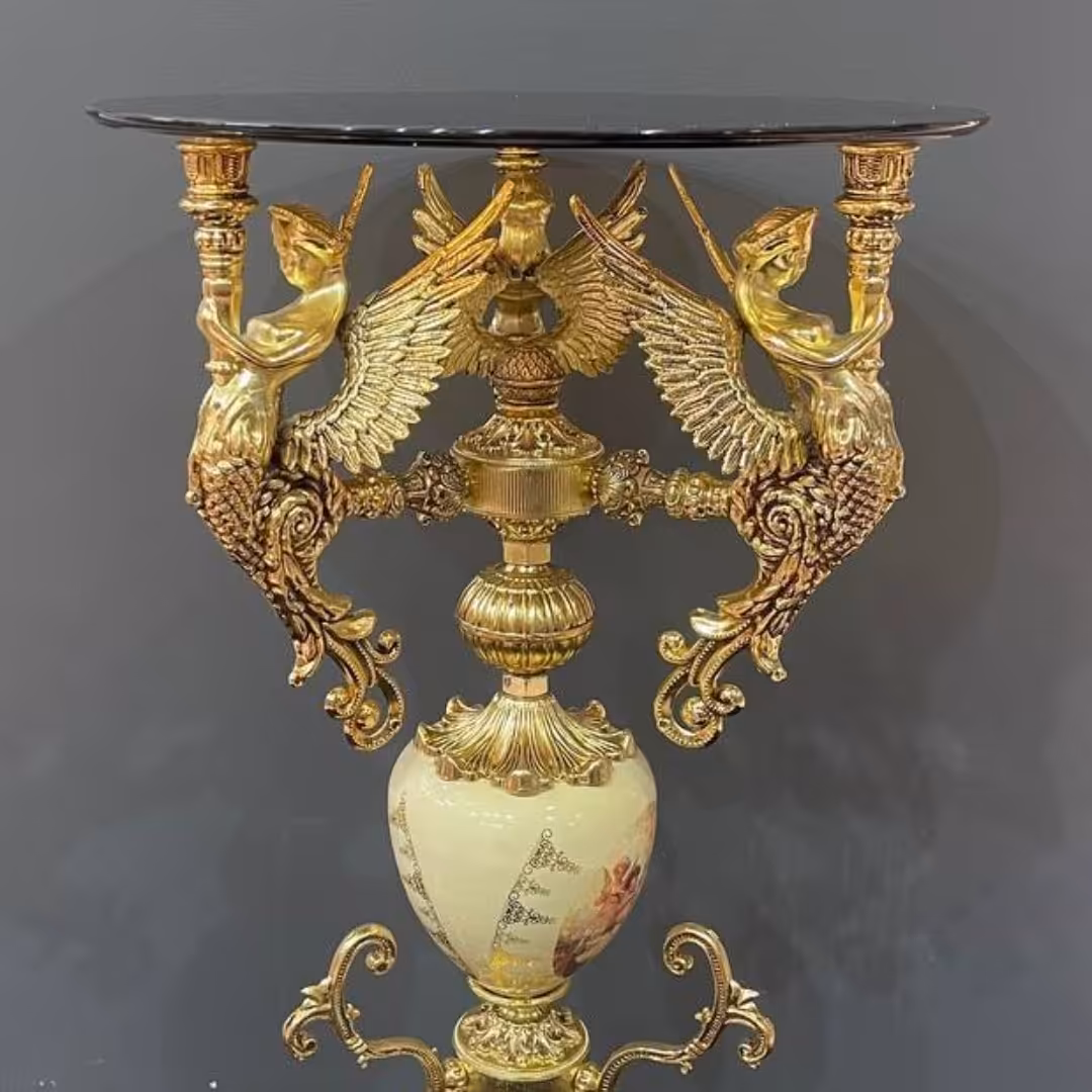 میز دو چینی پایه 3پری آبکاری درجه یک آلومینیوم زاماک رنگ ثابت ارسال پسکرایه تهران کرج اسنپ شهرستان باربری