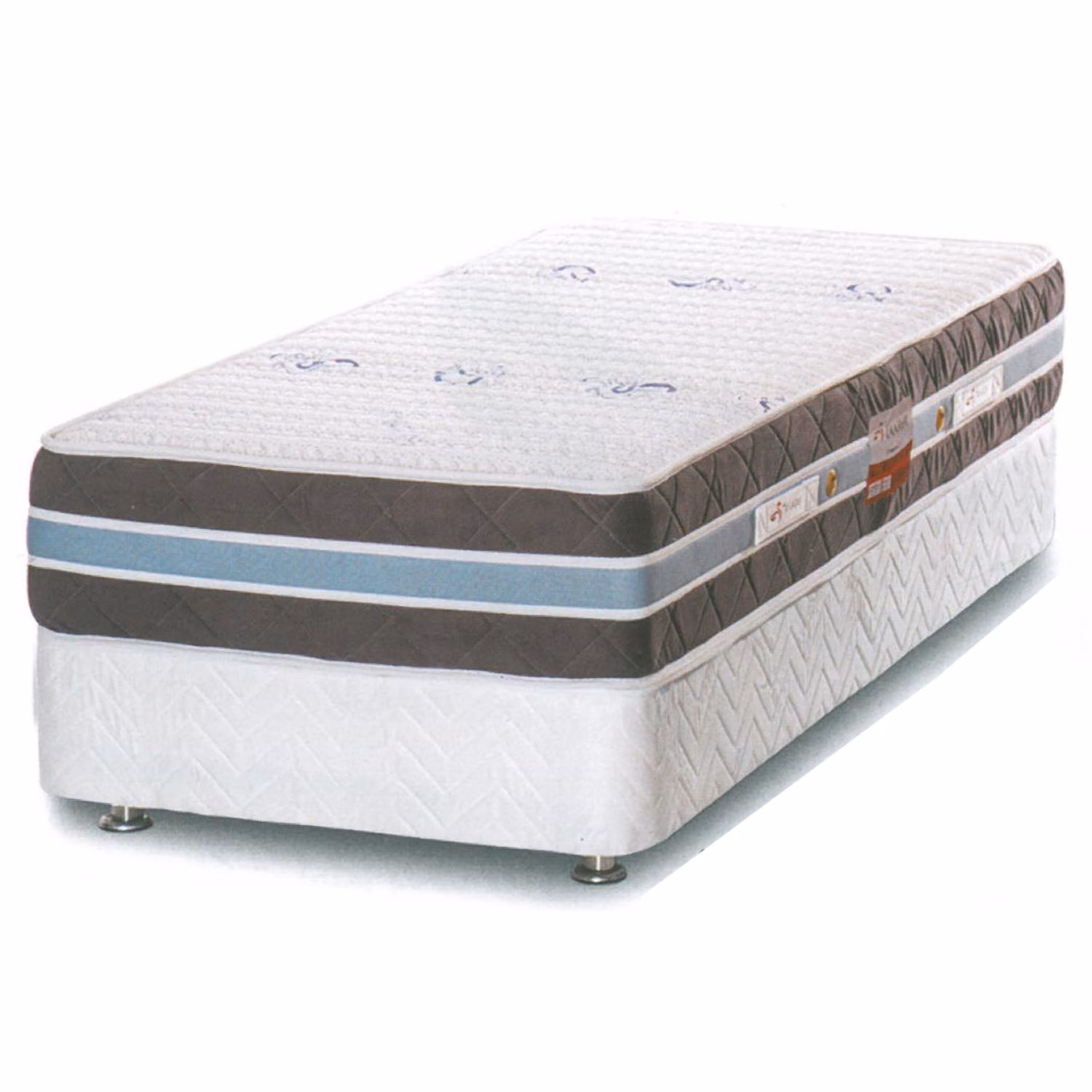 تشک تخت تن آسای مدل اکسیژن همراه با  پد ضد آب سایز یک نفره 120 (108 ماه ضمانت