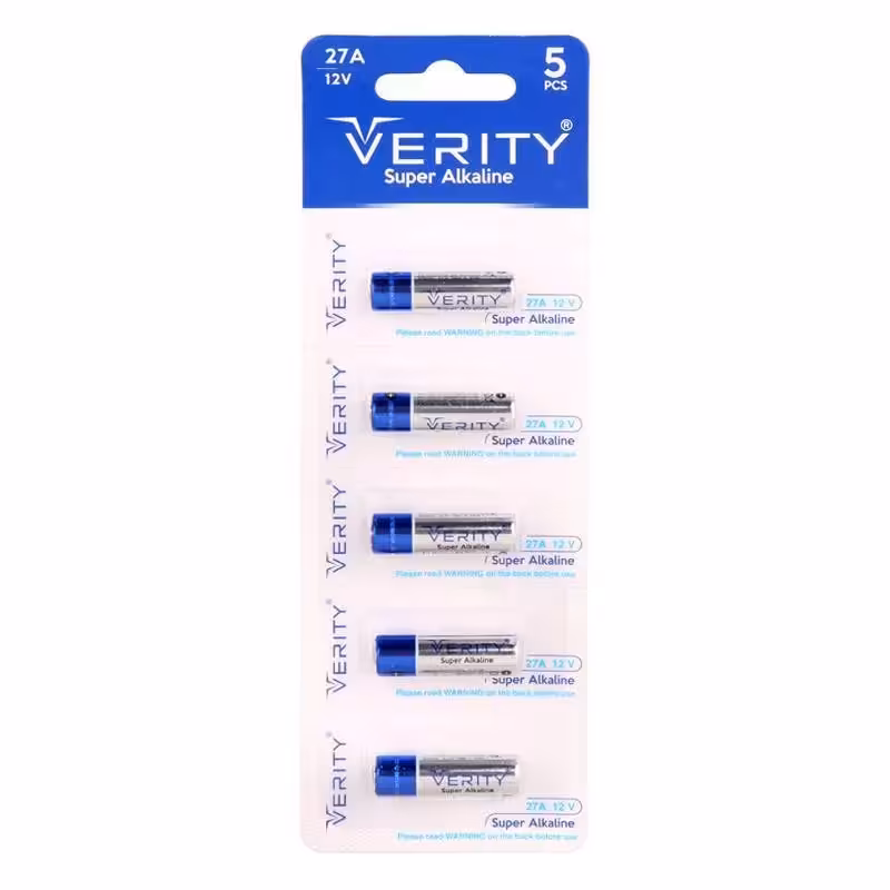 باتری ریموت کنترل 27A وریتی بسته 5 تایی