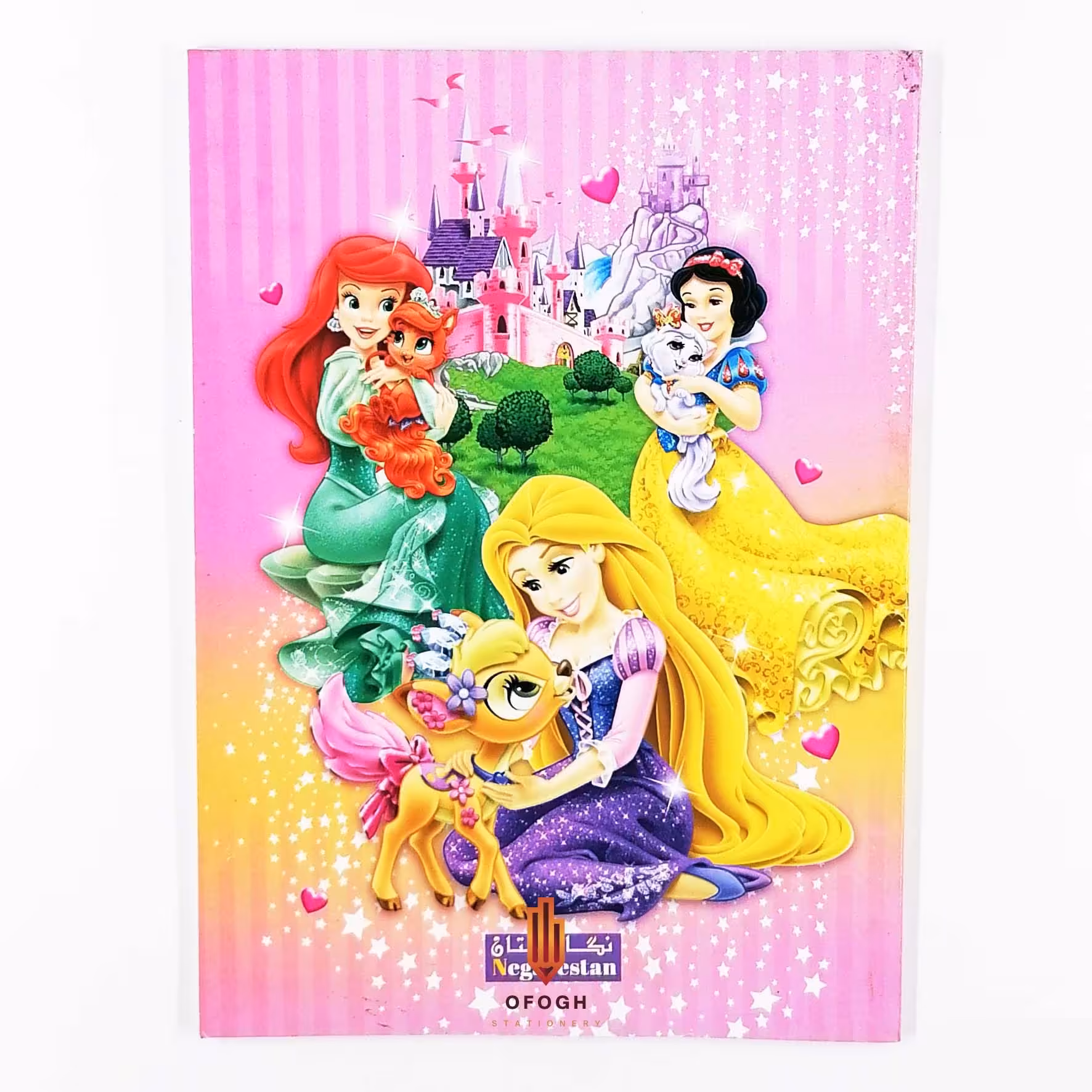 دفتر نقاشی طرح سیندرلا 50 برگ