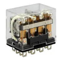 رله شیشه ای امرن 4 کنتاکت 10 آمپر 14 پایه LY4 100/110DC