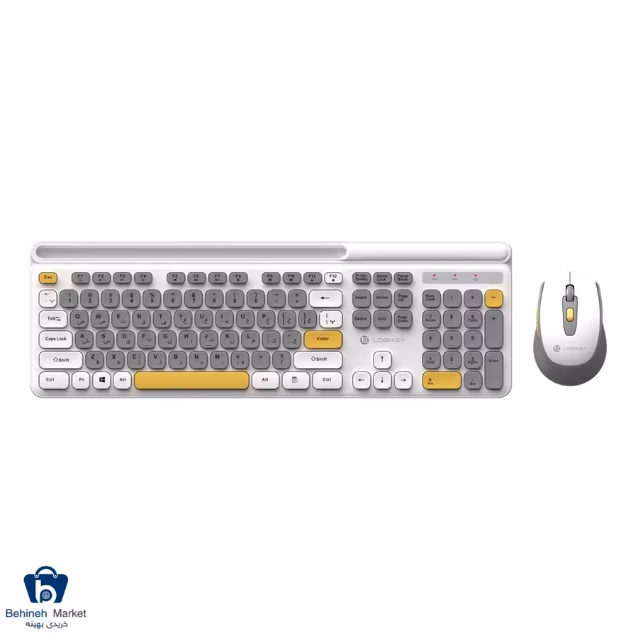 کیبورد و ماوس بی سیم لاجیکی مدل KM336