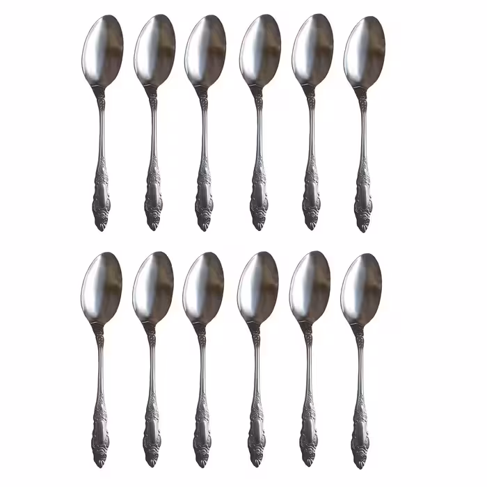 قاشق غذاخوری زولینگن مدل نگین بسته 12 عدی