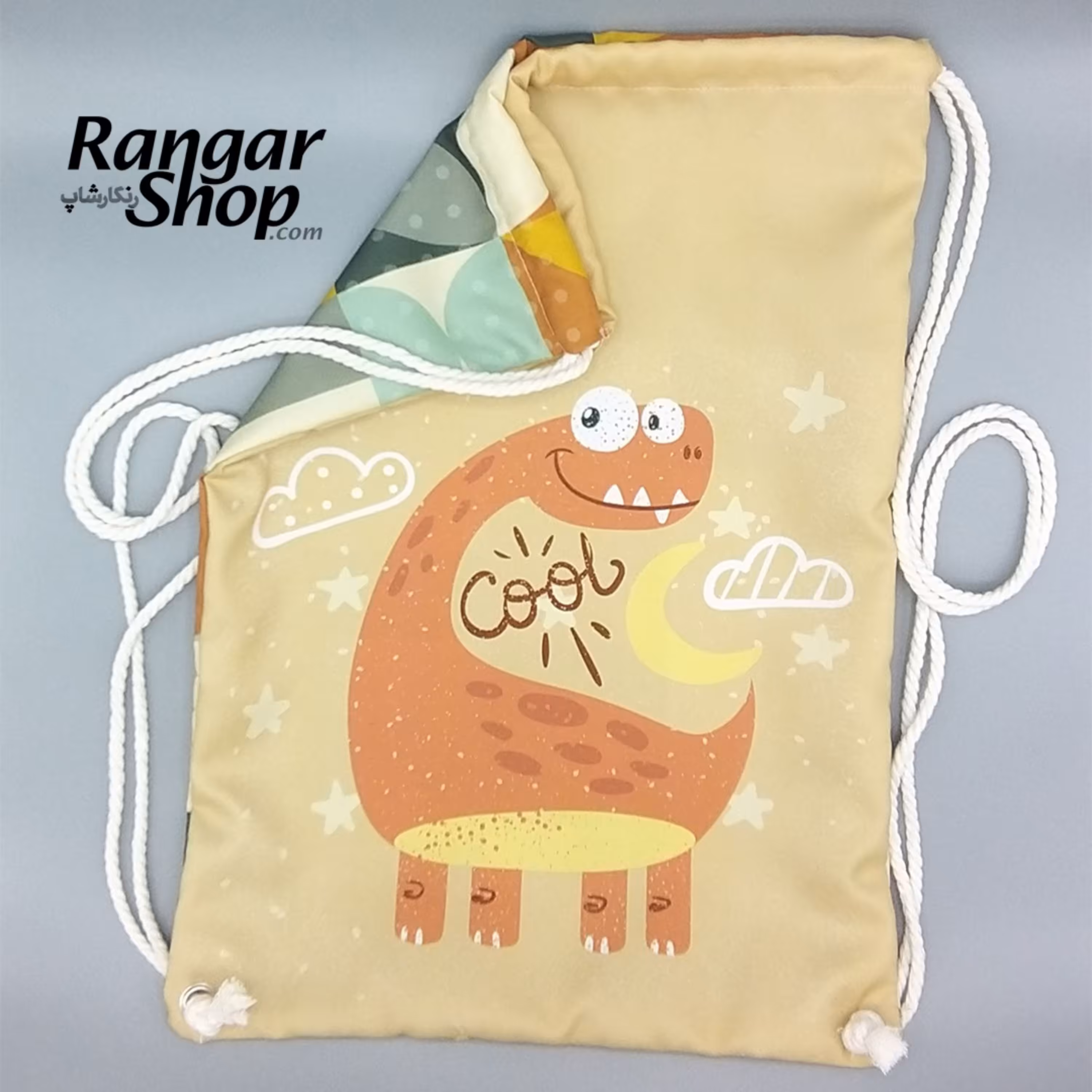 کوله جنس برزنت ظریف دورو چاپ کد KS03