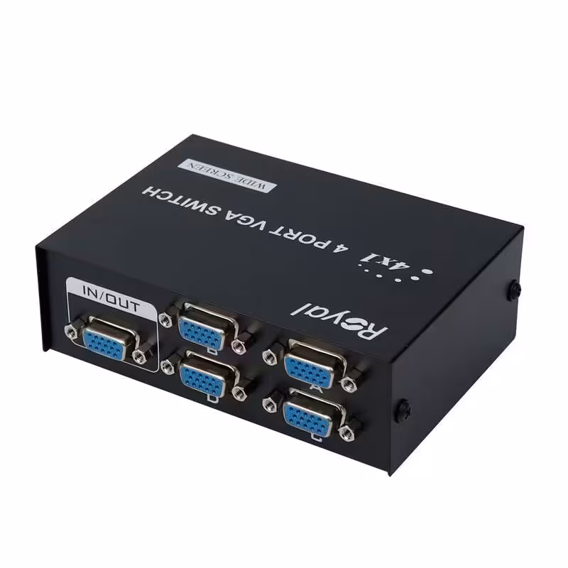 سوئیچ 4 پورت 1 به4  VGA  رویال 
