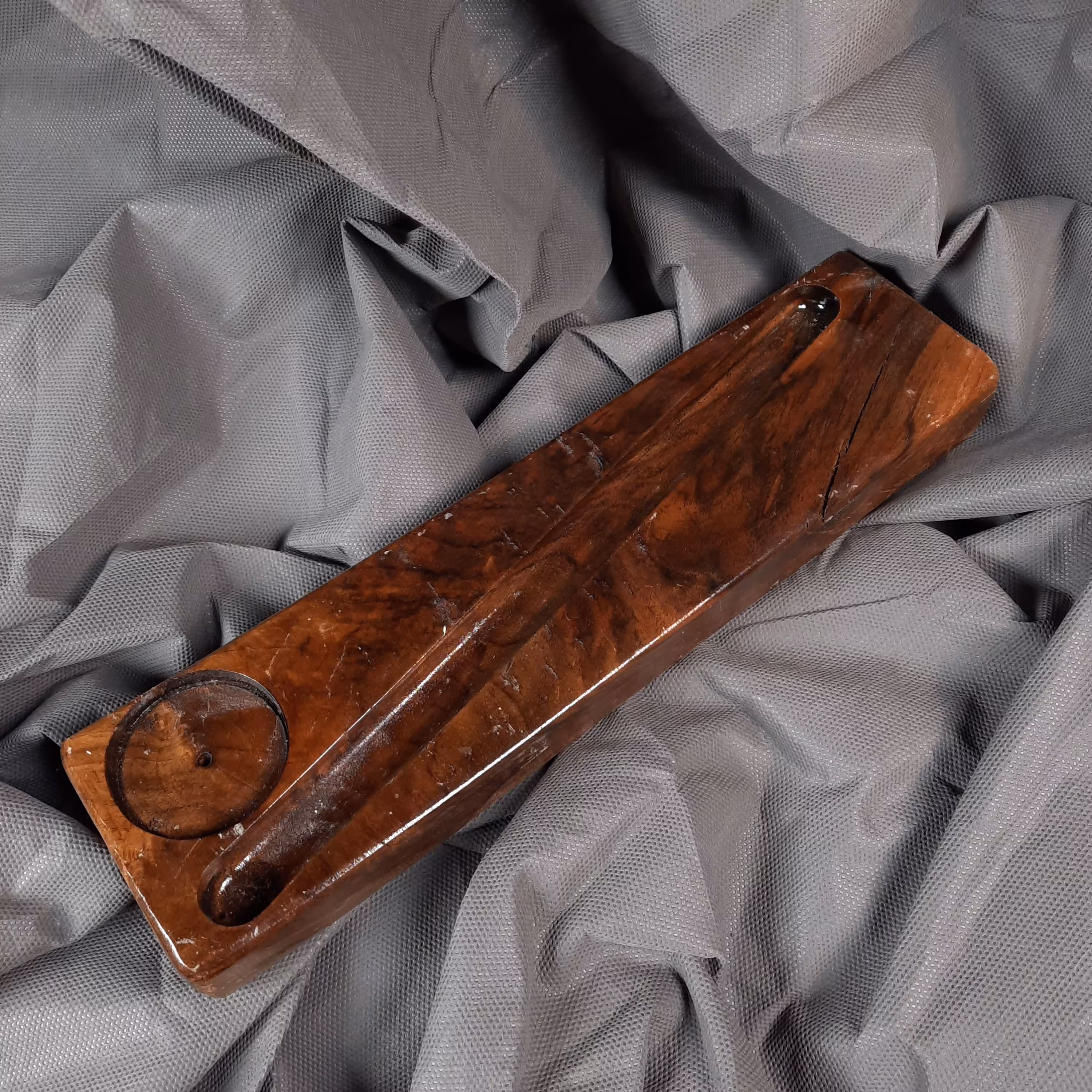 جا شمعی و جا عودی دفرمه چوبی کد 148