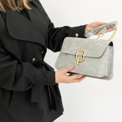 کیف زنانه خارجی بند بلند قفل کلیپسی کد m158