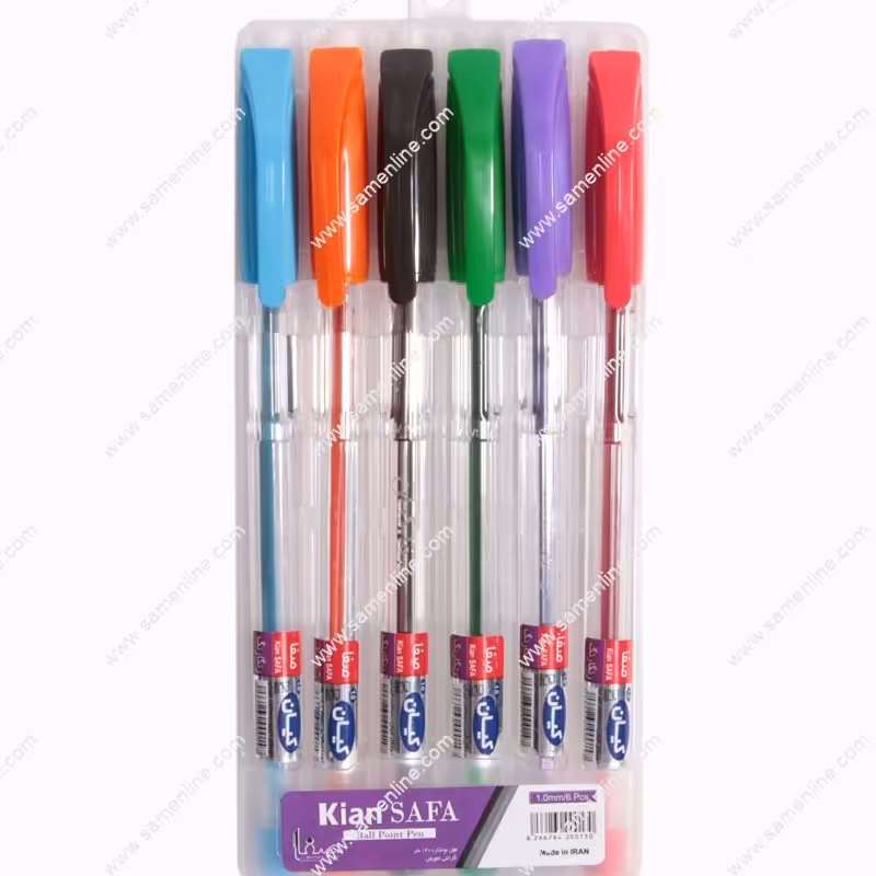 خودکار 6 رنگ فانتزی کیان