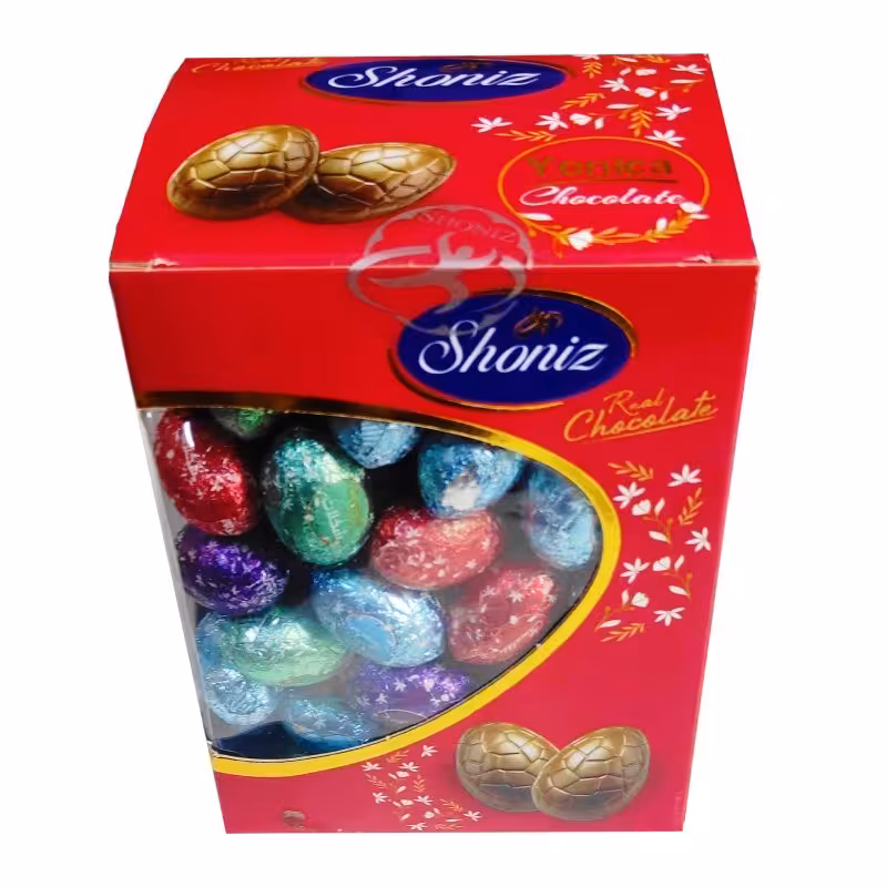 شکلات شیری مغزدار تخم مرغی شونیز - 1 کیلوگرمی